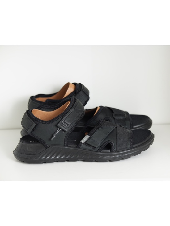 Men’s Sandals ECCO Sport Exowrap 3-Strap Sandal Black EU 44 US 10 10.5 UK 10 main image 5
